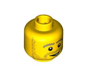 LEGO Gelb Plumber Kopf (Sicherheitsbolzen) (3626 / 11488)