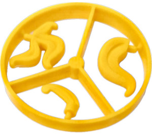 LEGO Yellow Plume Wheel - Feather (4502)