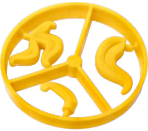 LEGO Yellow Plume Wheel with Feathers (4502)