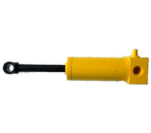LEGO Yellow Pneumatic Cylinder Old 48mm with Black Piston (4 Studs Long)