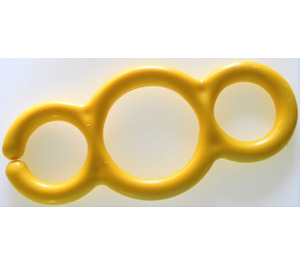 LEGO Yellow Primo Teether Chain Link open on one end (31652)