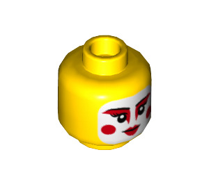 LEGO Jaune Princess Harumi Minifigure Diriger (Goujon solide encastré) (3626 / 37558)