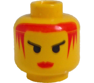 LEGO Amarillo Princesa Storm Cabeza (Espiga de seguridad) (3626)