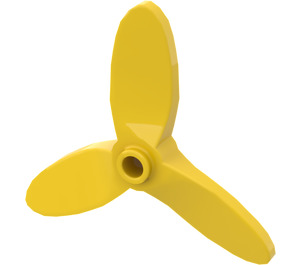LEGO Gelb Propeller mit 3 Klingen mit Klein Stift Loch
