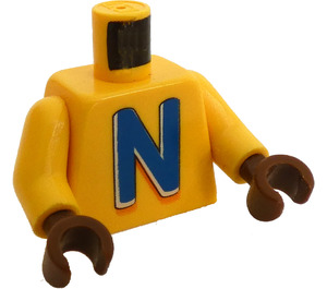 LEGO Żółty Quicky the Nesquik Królik Tułów (973)