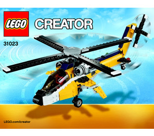LEGO Yellow Racers Set 31023 Instructions