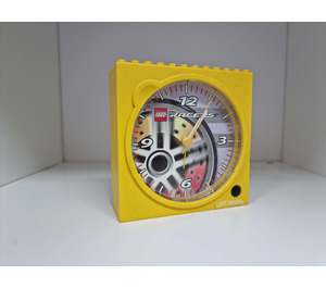 LEGO Yellow Racers Wheel Pattern Clock Unit