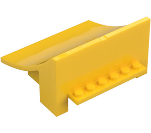 LEGO Gelb Rampe 8 x 8 x 4 Gebogen Stuntz (75538)