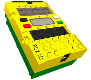 LEGO Yellow RCX 1.0 Programable Brick with External Power Input without Battery Lid
