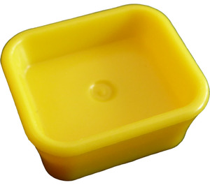 LEGO Yellow Rectangle Dish