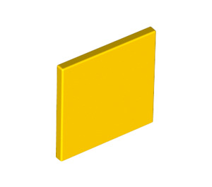 LEGO Gelb Roadsign Clip-auf 2 x 2 Platz mit offenem 'U'-Clip (30258)