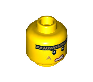LEGO Jaune Roxxi Minifigure Diriger (Goujon solide encastré) (3626 / 47818)