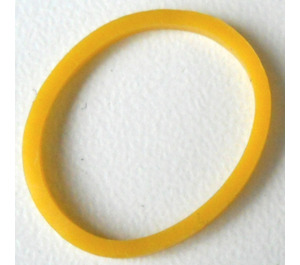 LEGO Yellow Rubber Band 15 mm Square Cut