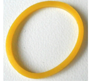 LEGO Yellow Rubber Band - Square Cut (Thin)