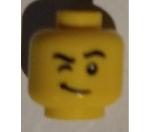 LEGO Yellow Sailor head winking (Recessed Solid Stud) (3274)