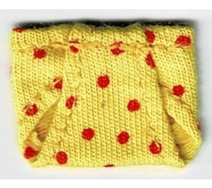 LEGO Yellow Scala Clothing Baby Pants with Red Dots