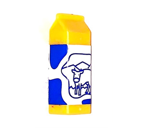 LEGO Geel Scala Container Milk met Shapes en Cow Sticker (33011)
