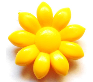 LEGO Yellow Scala Flower with Nine Small Petals
