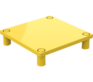 LEGO Yellow Scala Table 7 x 7 x 1 & 1/3 (6965)