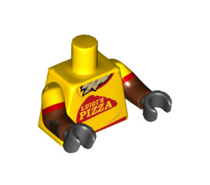 LEGO Yellow Scarecrow Minifig Torso (973 / 16360)