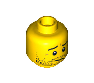 LEGO Amarillo Scout Cabeza (Espiga de seguridad) (3626 / 74310)