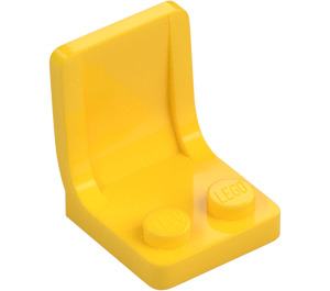 LEGO Yellow Seat 2 x 2 with Sprue Mark in Seat (4079)