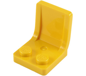 LEGO Jaune Siège 2 x 2 avec marque de moulage dans le siège (4079)