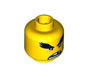 LEGO Yellow Shark Army Great White Minifigure Head (Recessed Solid Stud) (3626 / 34624)