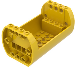 LEGO Jaune Shell 6 x 10 x 4 1/3 À l'extérieur Bow (49949)