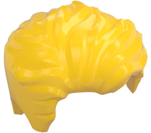 LEGO Amarillo Corto Brushed Parte trasera Ondulado Pelo (23186)