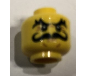 LEGO Yellow Sky Pirate Foot Soldier Head (Recessed Solid Stud) (3626)