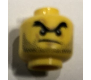 LEGO Yellow Sky Pirate Foot Soldier Head (Recessed Solid Stud) (3626)