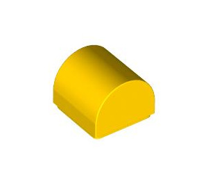 LEGO Yellow Slope 1 x 1 Curved (49307)