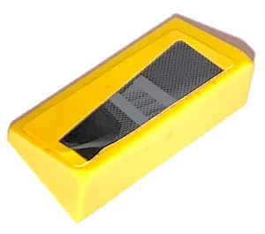 LEGO Yellow Slope 1 x 2 (31°) with Frontlight Sticker (85984)