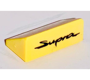 LEGO Yellow Slope 1 x 2 (31°) with Supra Sticker (85984)