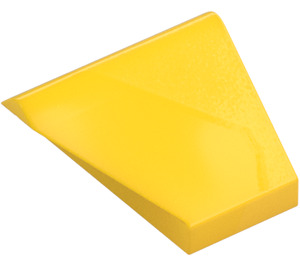 LEGO Giallo Pendenza 1 x 2 (45°) Doppio / Invertito con supporto per bottoncino interno (3049)