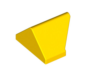 LEGO Gelb Steigung 1 x 2 (45°) Doppelt / Invertiert mit Innenbolzenhalter (3049)