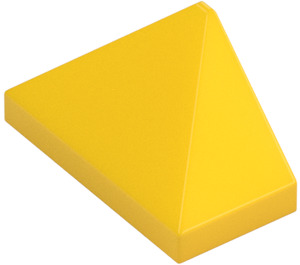 LEGO Yellow Slope 1 x 2 (45°) Triple with Inside Stud Holder (15571)