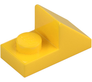 LEGO Yellow Slope 1 x 2 (45°) with Plate (15672 / 92946)