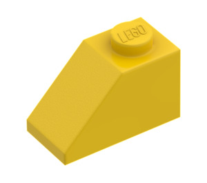 LEGO Gelb Steigung 1 x 2 (45°) ohne Mittelbolzen
