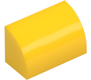 LEGO Yellow Slope 1 x 2 Curved (37352 / 98030)