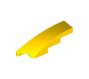 LEGO Giallo Pendenza 1 x 4 Angolato Sinistra (5415)