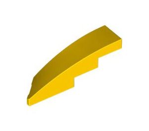 LEGO Yellow Slope 1 x 4 Angled Right (5414)