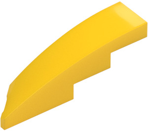 LEGO Yellow Slope 1 x 4 Angled Right (5414)