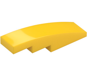 LEGO Yellow Slope 1 x 4 Curved (11153 / 61678)