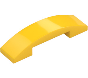 LEGO Yellow Slope 1 x 4 Curved Double (93273)