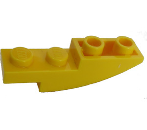 LEGO Jaune Pente 1 x 4 Incurvé Inversé (13547)