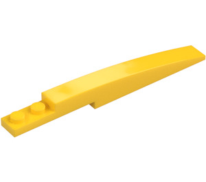 LEGO Geel Helling 1 x 8 Gebogen met Plaat 1 x 2 (13731 / 85970)