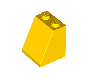 LEGO Geel Helling 2 x 2 x 2 (65°) met buis aan de onderzijde (3678)