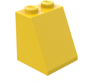 LEGO Gelb Steigung 2 x 2 x 2 (65°) ohne Unterrohr (3678)